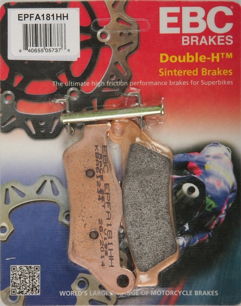 EBC Brakes EPFA Sintered Fast Street and Trackday Pads Front - EPFA181HH EBC Brakes EPFA Sintered Fast Street and Trackday Pads Front - EPFA181HH